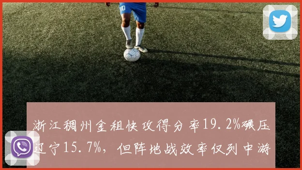 浙江稠州金租快攻得分率19.2%碾压辽宁15.7%，但阵地战效率仅列中游